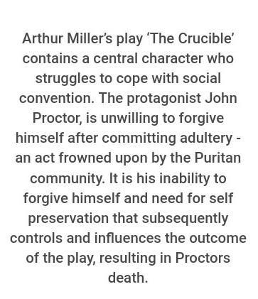 (100 points)!! I just need a quick paragraph on the crucible by Arthur Miller. CLAIM-example-1