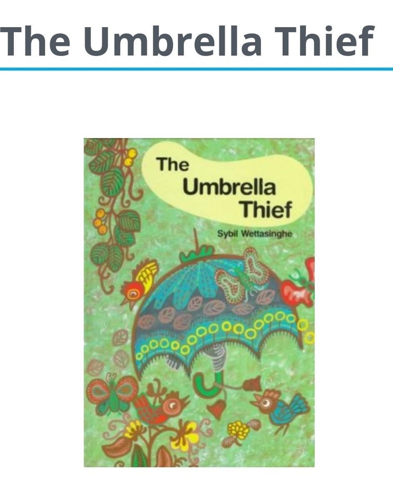 Stories about stealing umbrellas​-example-1