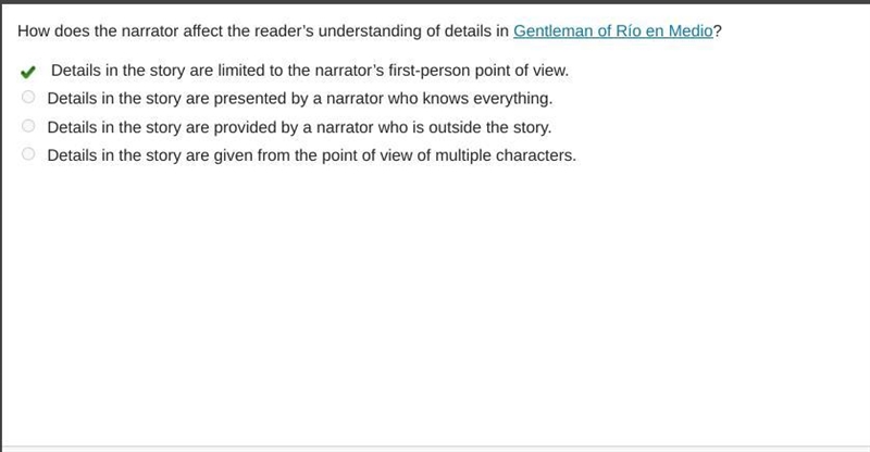 How does the narrator affect the reader’s understanding of details in Gentleman of-example-1