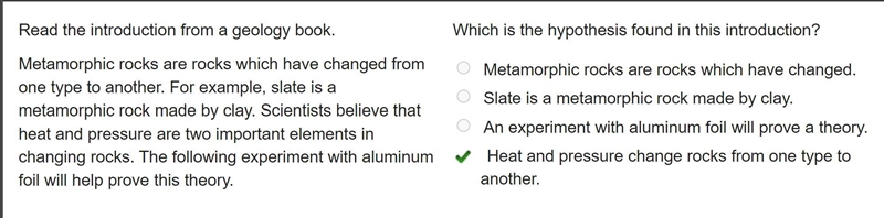 Hurry if possible, timed! Which is the hypothesis found in this introduction? Read-example-1