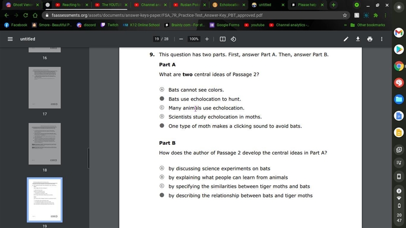 Please help quickly!!!!! Select two sentences from Passage 2 that support the inference-example-3