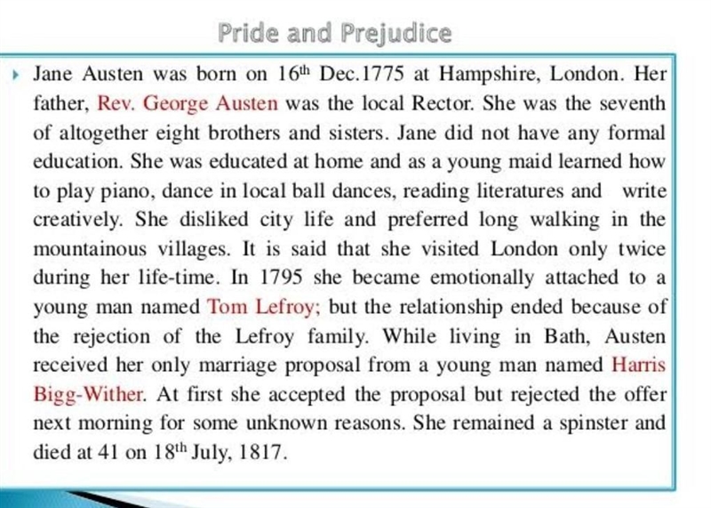 Write the summary of ,'Pride & Prejudice' by Jane Austen.​-example-2