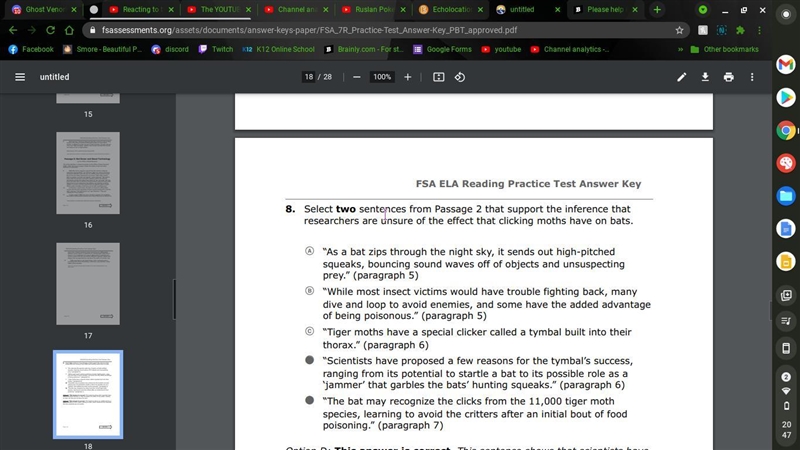 Please help quickly!!!!! Select two sentences from Passage 2 that support the inference-example-2