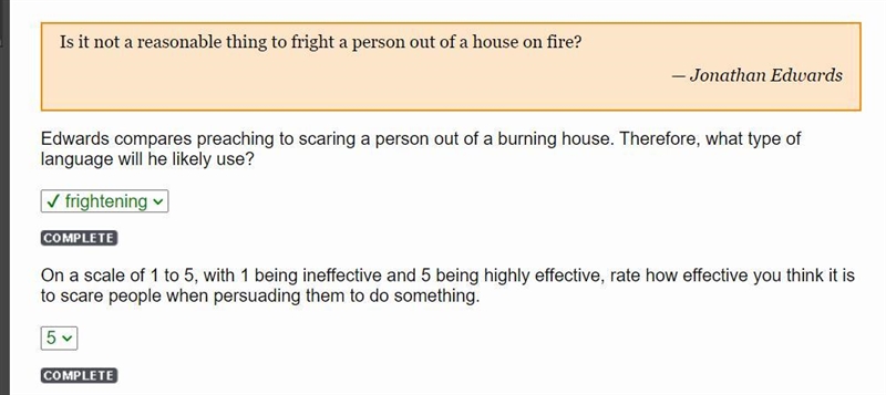 Is it not a reasonable thing to fright a person out of a house on fire?-example-1