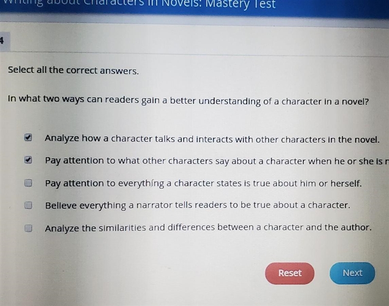 Select all the correct answers. In what two ways can readers gain a better understanding-example-1