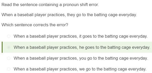 Which sentence has an inappropriate shift in number? After the boy moved to a new-example-5