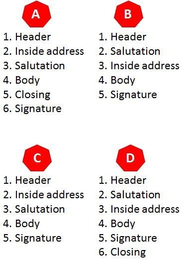 Which list shows the correct order for sections in a business letter?-example-1