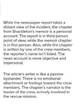 Based on the article, what is the MOST LIKELY reason the author includes the perspective-example-1