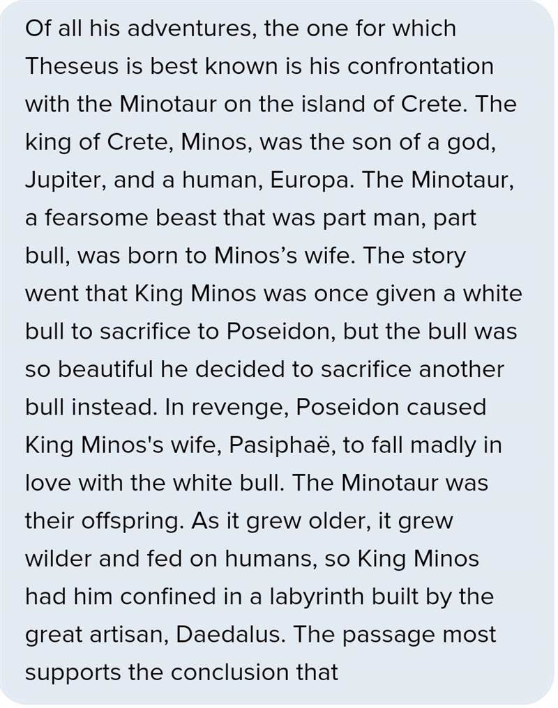 The passage most supports the conclusion that most Greeks had bold characters. the-example-1