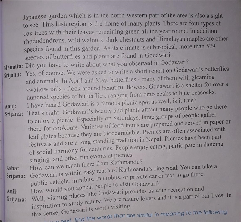 Write a paragraph of godawari Nepal​-example-2