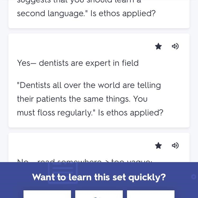 Is “Dentists all over the world are telling their patients the same things.You must-example-1