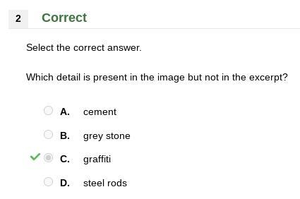 Select the correct answer. Which detail is present in the image but not in the excerpt-example-1