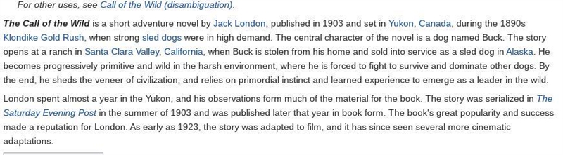 What was the original name of Jack London The Call of the Wild? A. Survival B. Nights-example-1