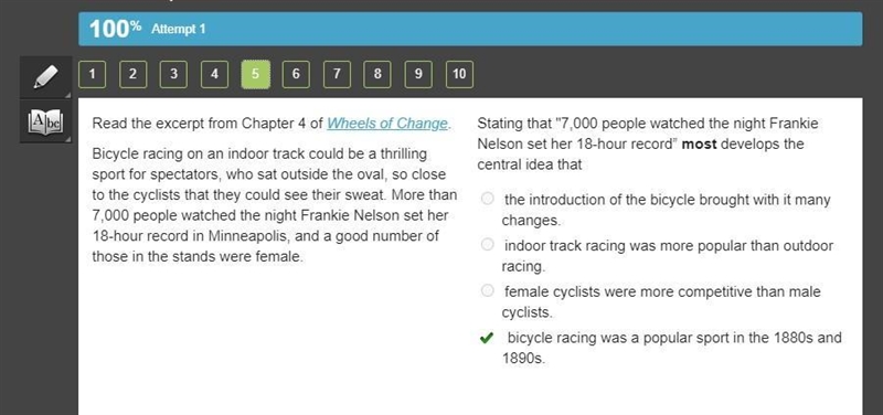 Stating that "7,000 people watched the night Frankie Nelson set her 18-hour record-example-1