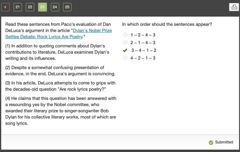 Read these sentences from Paco's evaluation of Dan DeLuca's argument in the article-example-1