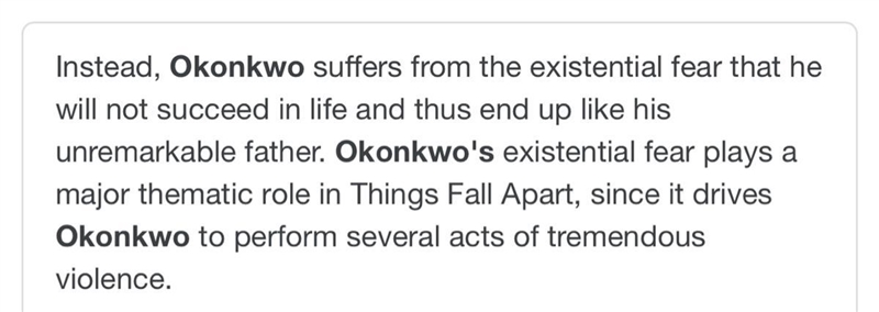 Three Reasons Why Okonkwo Was a Bad Person-example-1