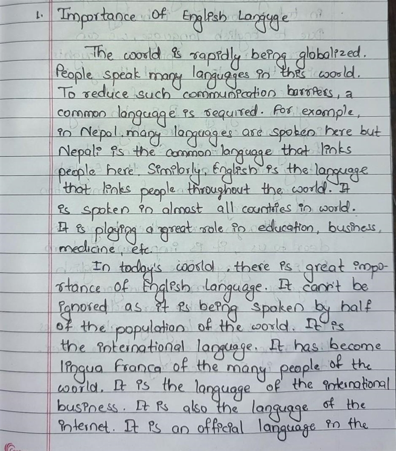 . Write an essay about importance of English language. and its conservation)​-example-1