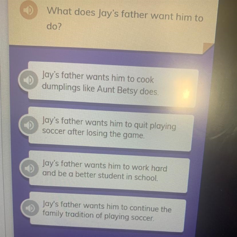 What does jay father want him to do? HELPP-example-1