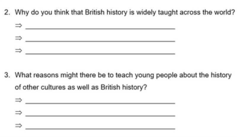 Why is British history widely taught across the world?-example-1