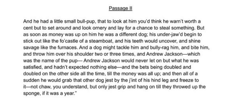 5. Identify which characteristics of Realism or Regionalism are present in Passage-example-1