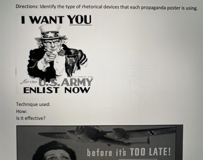 Propaganda posters and rhetorical devices-example-1