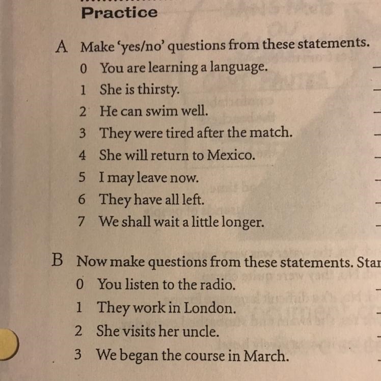 For the B I have to start the questions with Do, Does or Did Pleaaase help me-example-1