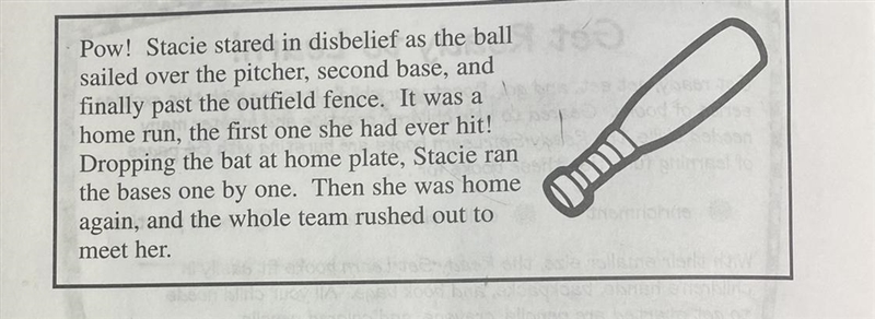 2. How often does Stacie hit home runs?-example-1