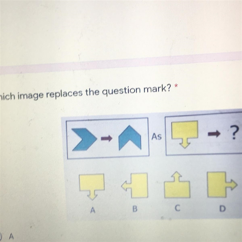 3. Which image replaces the question mark? As ? A B С D-example-1