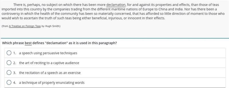 What does "declamation" mean here?-example-1