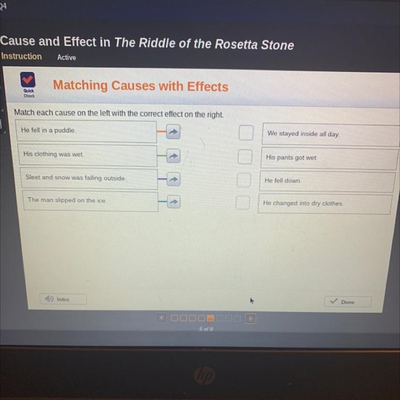 Match each cause on the left with the correct effect on the right. Can anyone help-example-1