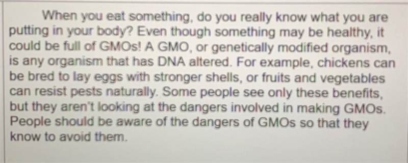 What sentences explain the topic? what is the thesis statement? pls help me ASAP-example-1