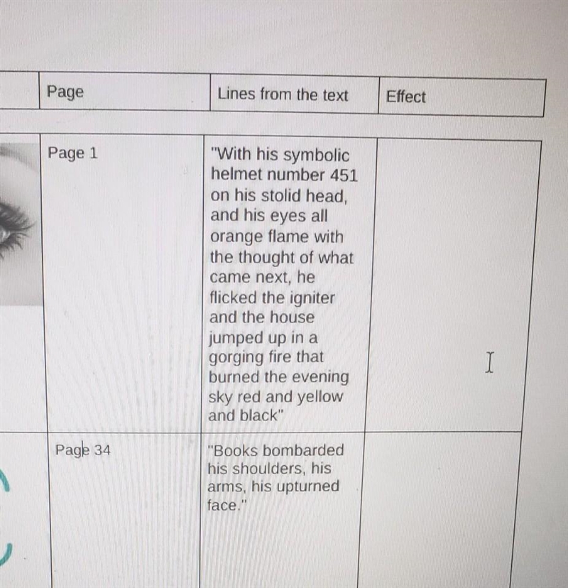 Can anyone help me with imagery I really need help with this 1 2​-example-1