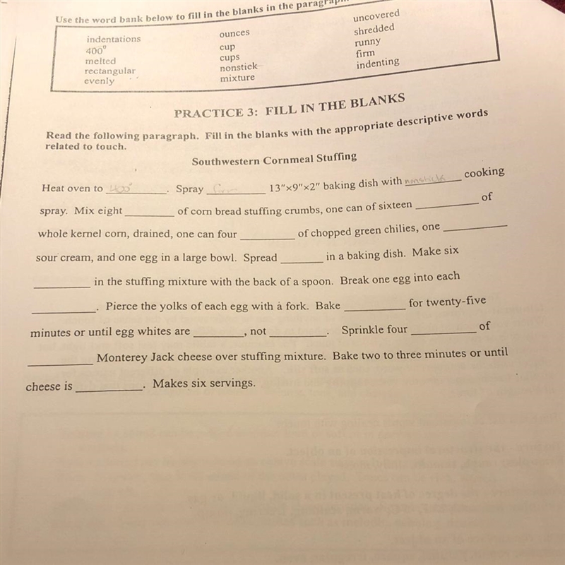 Practice 3: Fill in the blanks Can someone please help me-example-1