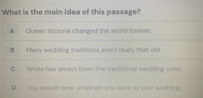 Read theory: Wedding Tradition-example-1