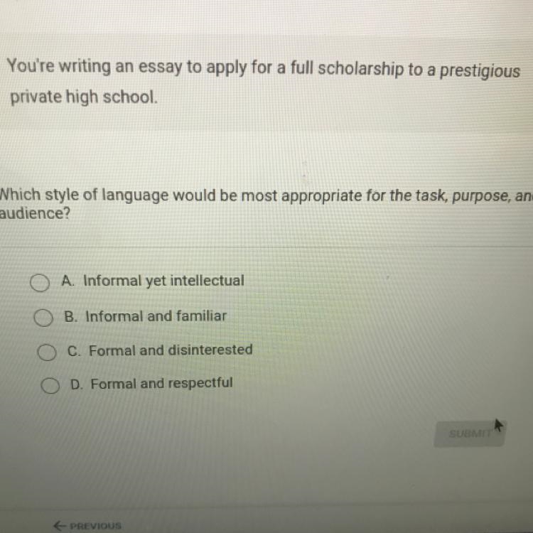 ‼️PLEASE HELP ME ASAP‼️ Examine the writing scenario below: You're writing an essay-example-1