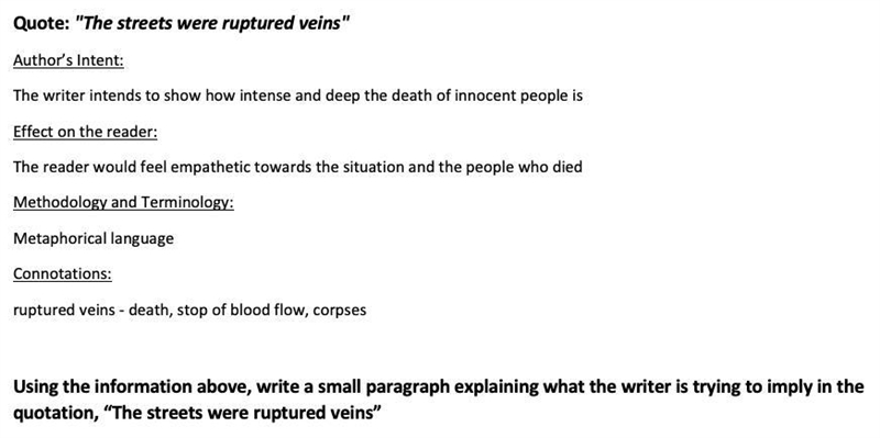 Using the information above, write a small paragraph explaining what the writer is-example-1