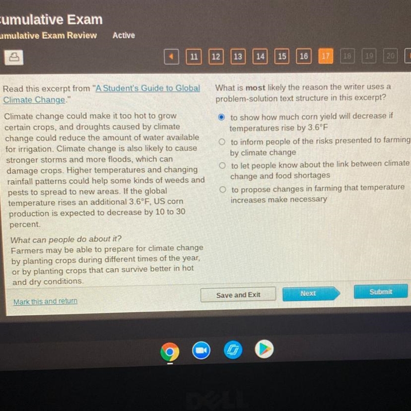 What is most likely the reason the writer uses a problem-solution text structure in-example-1