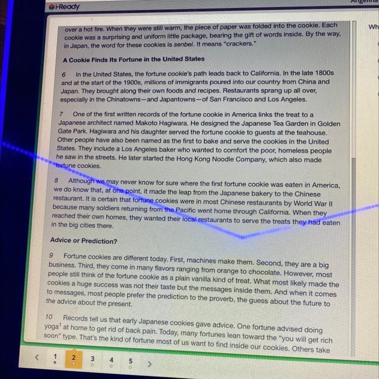 HELP ASAP!!!!!!!! Which paragraph from the passage serves to contrast the fortune-example-1