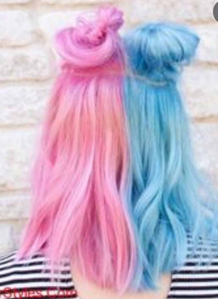 I wanna dye my hair this colors, what's the best hair dye for pastels and can you-example-1