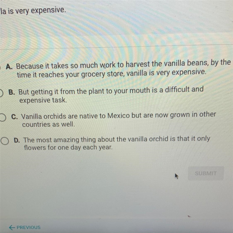 Which supporting detail from the passage would be least important to include in a-example-1