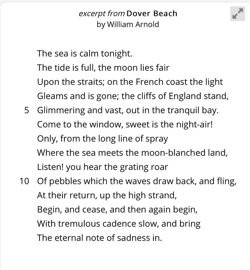 What does the sea symbolize in the poem?-example-1