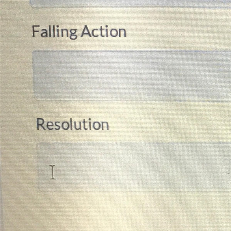 Who have read the book after peaches please tell me the falling action and the resolution-example-1