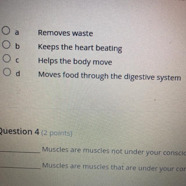 Which of the following is NOT a function of the muscular system? Answer please?-example-1