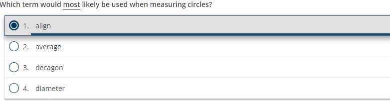 Which term would ,begin emphasis,most,end emphasis, likely be used when measuring-example-1