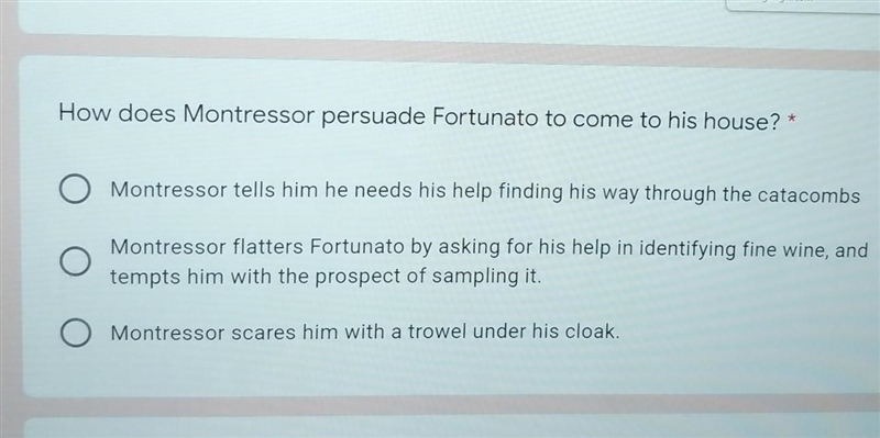 I need help!! the story is called "cask of amontillado" by edgar allan poe-example-1