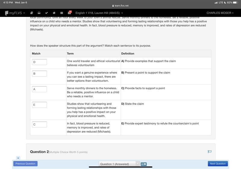 Please tell me if I’m correct or list the correct answers.-example-1