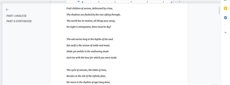 How does the phrase mellowing shade help to develop this idea? A . It suggests that-example-1