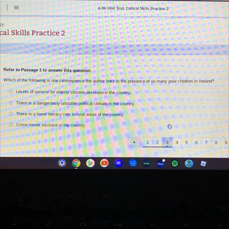 Refer to Passage 1 to answer this question. Which of the following is one consequence-example-1