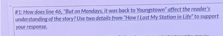 PLEASE HELP ME OUT 19 POINTS how does a story in a line affect readers understanding-example-1