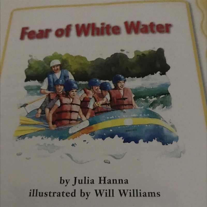 Fear of white water does anybody know what is this book about i need the summary!-example-1